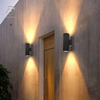 Aluminum Led Outdoor Wall Light Fixtures Waterproof Porch Courtyard Wall Lamp Up Down Wall Light