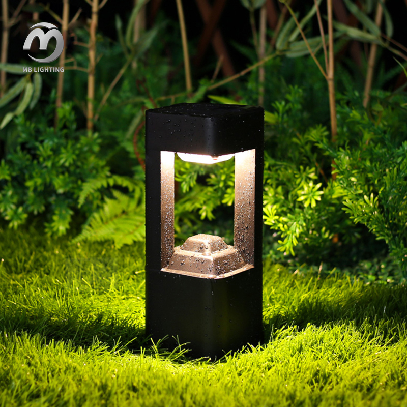 Modern Landscape Garden Solar LED Lawn Light Wholesale Suppliers Outdoor Waterproof Bollard Lights