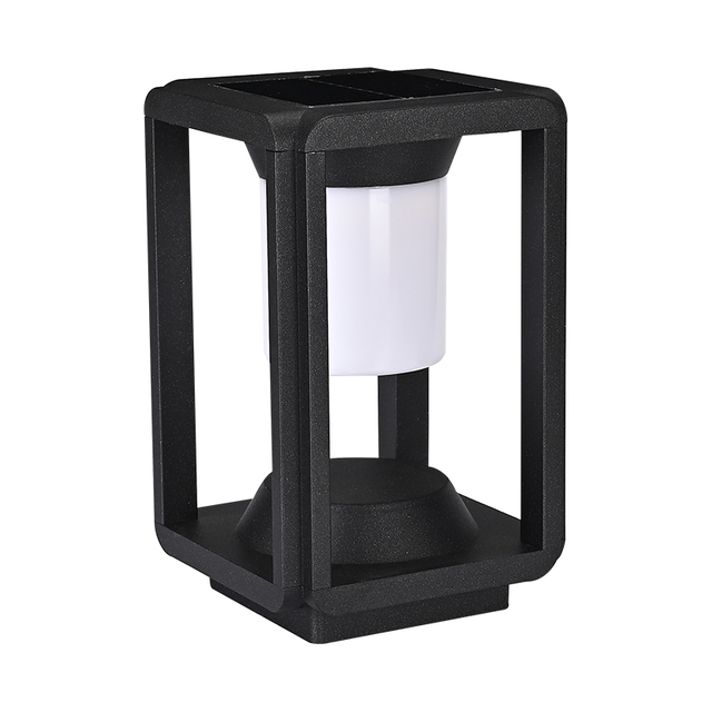 Outdoor Landscape LED Column Lighting Door Courtyard Solar Pillar Light Waterproof Solar Garden Lights