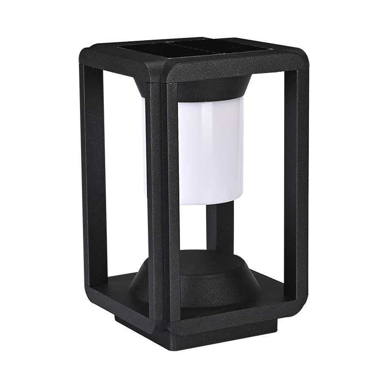 Outdoor Landscape LED Column Lighting Door Courtyard Solar Pillar Light Waterproof Solar Garden Lights