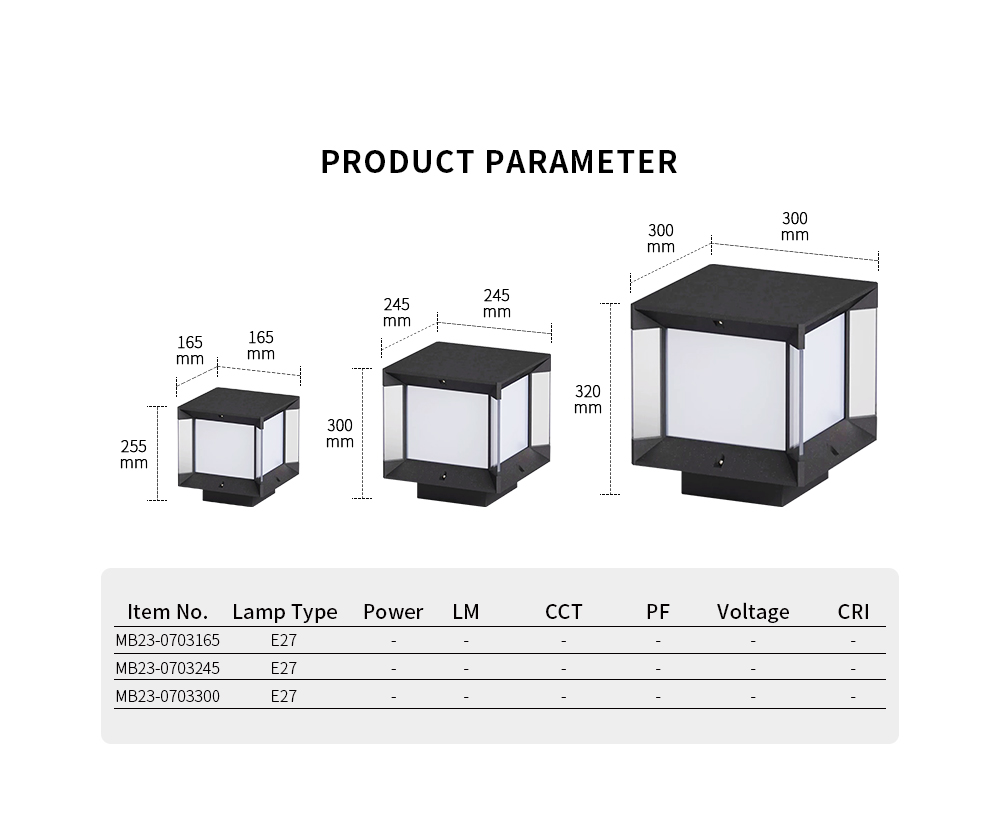 Pillar Lamps