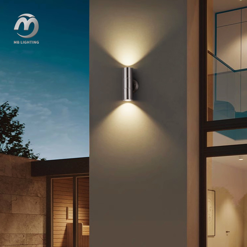 Stainless Steel Wall Lights Waterproof Wall Mounted Lamp Moden Garden Porch Up Down Light
